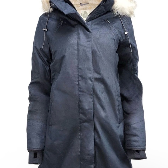 hoodlamb Jackets & Blazers - Hoodlamb new black parka with Faux Fur Hood